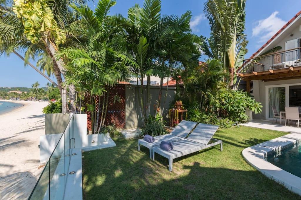 Beachfront Villa Charmant With Private Pool 사무이 외부 사진