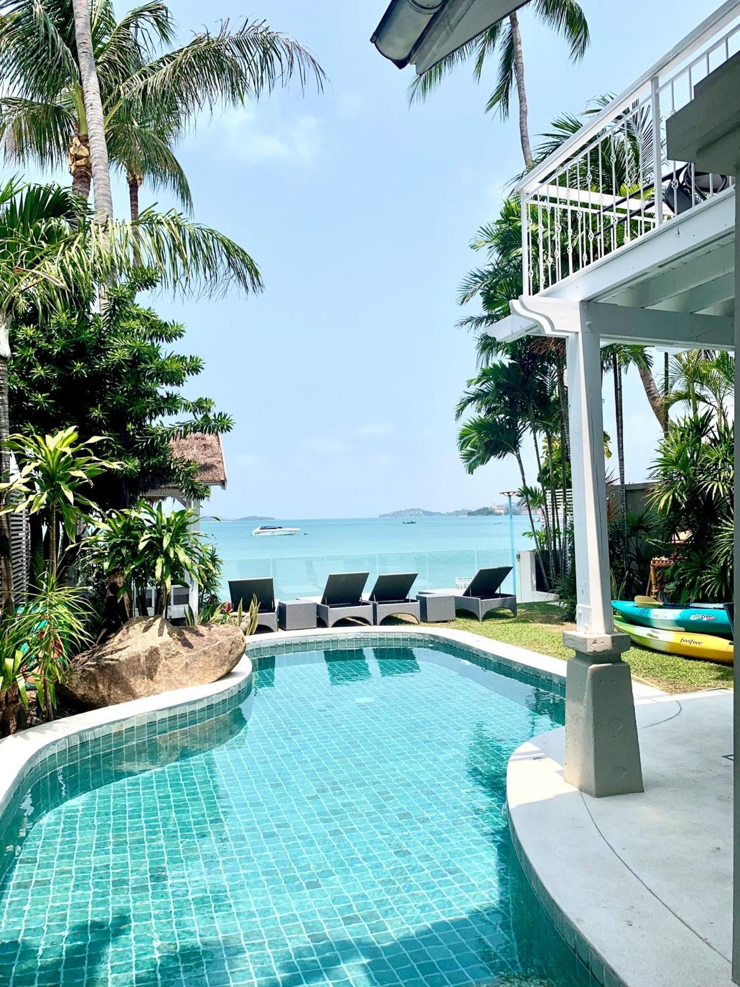 Beachfront Villa Charmant With Private Pool 사무이 외부 사진