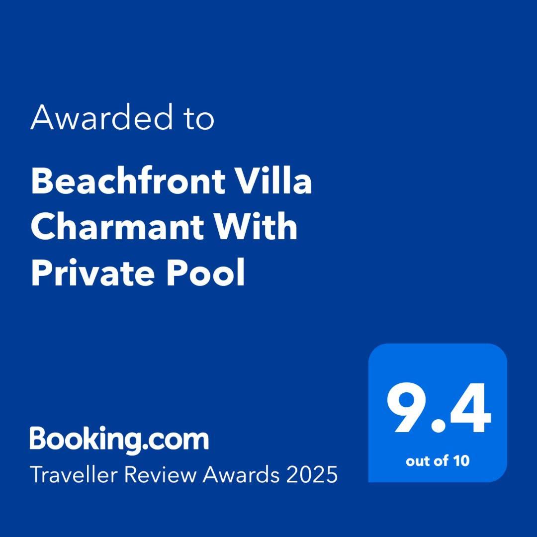 Beachfront Villa Charmant With Private Pool 사무이 외부 사진